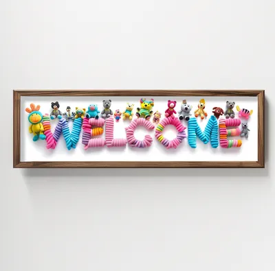 Produktbild von Wallity, AI052, Dekoratives gerahmtes MDF-Gemälde, Mehrfarbig, 100 % MDF, 19 x 70 x 3,5 cm