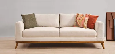 Produktbild von Stilvoll Wohnzimmer set Wohnzimmer set 3tlg. Modern Beige Couch 3+3+1