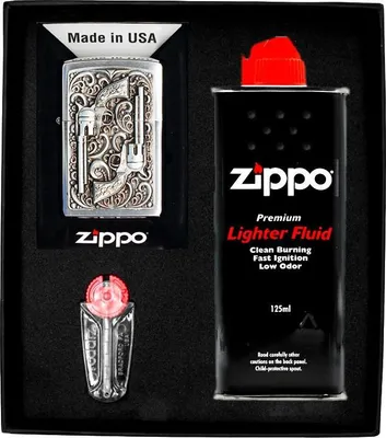 Obrázek produktu pro Sada zapalovačů ZIPPO REVOLVER EMBLEM dárek No1