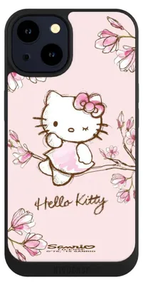 Produktbild von NIVOCASE Handyhülle für Apple iPhone 14 Hülle NIVOpure Case Schwarz Fanartikel Hanami Hello Kitty