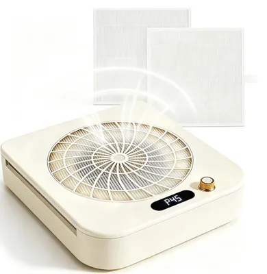 Nagelstaubabsauger mit 2 Filtern, verstellbar, 80 W