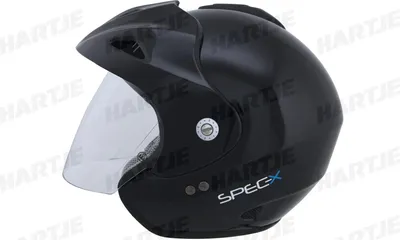 Produktbild von Spec-X Helm Spec-X SX-23.01 Schwarz – Größe S