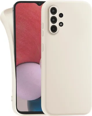 Produktbild von MyGadget Silikon Hülle Kompatibel mit Samsung Galaxy A13 4G - robuste Schutzhülle TPU Case Slim Silikonhülle - Back Cover Kratzfest Handyhülle - Matt Beige