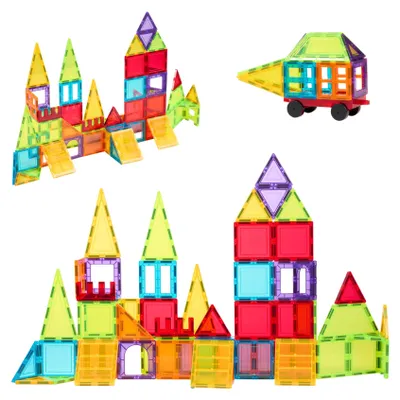 Produktbild von Fits4Kids Magnetische Bausteine 66 Teile Build and Beyond ab 3 Jahren