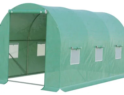 Zdjęcie produktu dla Szklarnia – 395x195x190 cm – 6 otworów wentylacyjnych