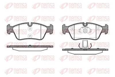 Produktbild von REMSA Bremsbeläge Satz Vorne Bremsklötze für BMW 3 Limousine (E46) 0384.40