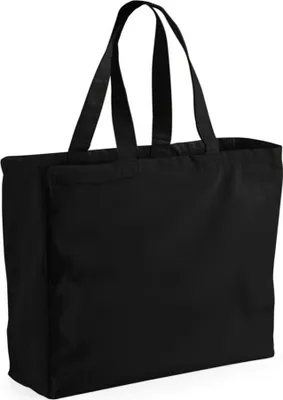 Produktbild von Westford Mill Canvas Classic Einkaufstasche, 26 Liter BC1218 (Einheitsgröße) (Schwarz)