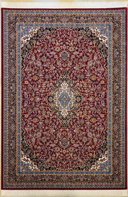 Produktbild von Teppich DESIGN IRAN 77979 2,38 M PKT | Farbe: Rot; Größe: 150x225 cm | strapazierfähig und leicht zu reinigen | Wohnzimmer | Schlafzimmer
