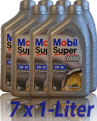 Produktbild von Mobil Super 3000 X1 Formula Fe 5w-30 7x1 Liter