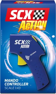 Imagen del producto de Scalextric Action, sistema de control inalámbrico, color azul. Color: azul. Talla única