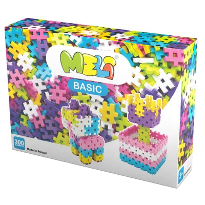 Obrázok produktu pre Stavebnicová sada Meli Basic Pink, 300 dielov, 29004