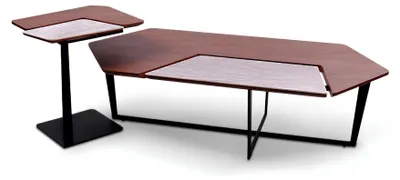 Produktbild von Set 2x Couchtisch Kaffeetisch Beistelltisch Designer Wohnzimmertisch Tische