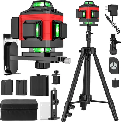 Produktbild von Laser-Niveau, 360-Grad-Abdeckung, Fernbedienung, Rot