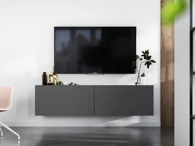 Obrázok produktu pre RTV skriňa SELF 2 120 matný grafit