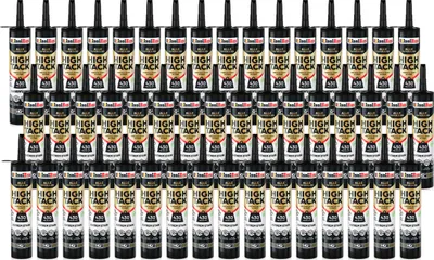 Produktbild von Isolbau Montagekleber High Tack - 48 x 470 g Extrem starker Hybrid MS Polymer Baukleber für Innen- & Außenbereich - 400 kg / 10 cm² - Weiß