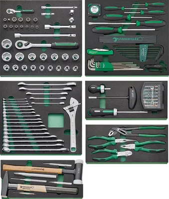Produktbild von STAHLWILLE Werkzeug-Sortiment TCS 821/6 157 St.