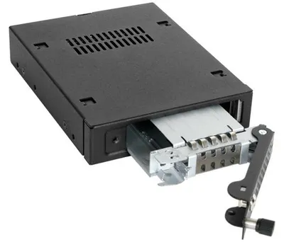 Obrázok produktu pre Icy Dock MB491SKL-B, 8,89 cm (3.5"), Nosný panel, Čierna, 2.5", SATA, Serial Attached SCSI (SAS), Kov