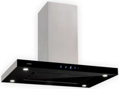 Produktbild von Klarstein Valeria Inselabzugshaube - Dunstabzugshaube, Inselhaube, 230W, max.650 m³/h, 3 Leistungsstufen, LED-Beleuchtung, Touch-Panel, Glas, Edelstahl, sparsam, PureAmbience Concept, silber