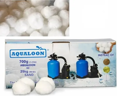 Produktbild von Aqualoon Filtermaterial Karton 700 gr auch für Intex Filter Type A Poolfilter
