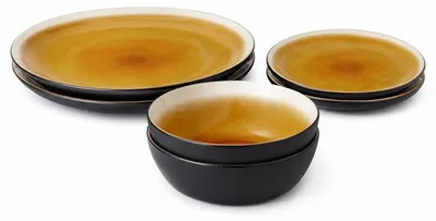 Image de Service de table en céramique Solar 6 pièces pour 2 personnes – jaune, Clay