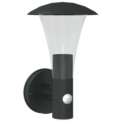 Imagen del producto de Aplique de exterior con sensor acero inoxidable