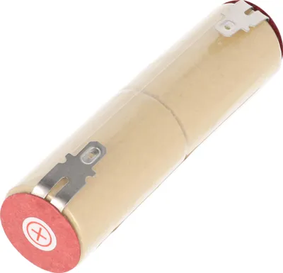 Imagen del producto de Batería AccuCell compatible con aspiradoras de mano, 2,4 voltios, con conectores Faston de 4,8 mm
