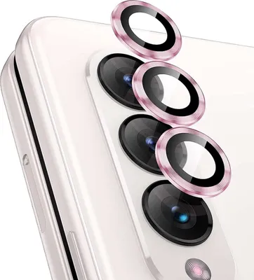 Image de Pour Samsung Galaxy Z Fold5 5G : verre de protection pour objectif de l'appareil photo, verre trempé H9, violet