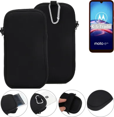 Produktbild von K-S-Trade Neopren-Hülle Handyhülle kompatibel mit Motorola E6s Schutzhülle Neoprenhülle Sleeve Schutz-Hülle Gürtel Tasche Case Holster