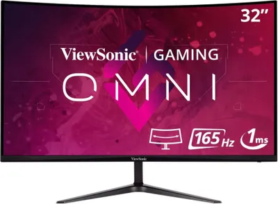 Zdjęcie produktu dla Viewsonic VX Series VX3218-PC-MHD, 80 cm (31.5"), 1920 x 1080 px, Full HD, LED, 1 ms, Czarny