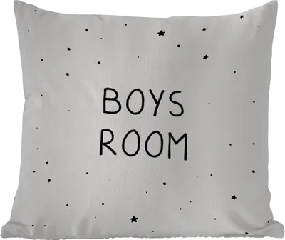Produktbild von MuchoWow® Outdoor Kissen - Zitate - Jungenzimmer - Sprichwörter - Jungen - Kind - 45x45 cm - Wetterfest - Lounge Kissen - Fotokissen - Dekoratives Kissen