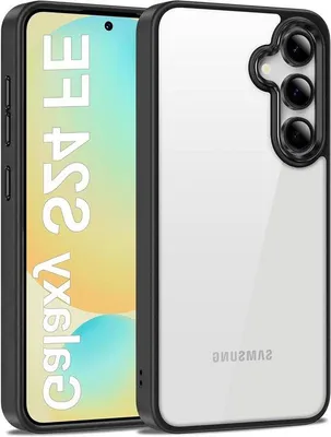 Imagen del producto de Funda para Samsung Galaxy S24 FE 5G, transparente, de 6,7 pulgadas, calidad militar, resistente a la abrasión y a los golpes