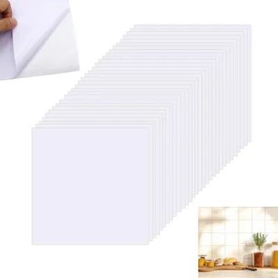 Zdjęcie produktu dla Zestaw 50 samoprzylepnych naklejek na płytki, 15 x 15 cm