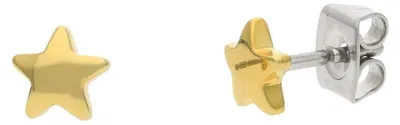 Boccia 05093-02 Kinder-Ohrstecker Stern Ohrringe Titan Goldfarben 1
