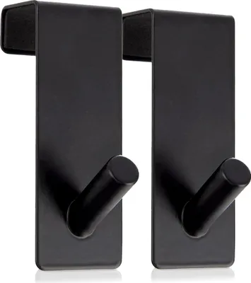 Produktbild von Türhaken Set Metall Schwarz RADKA 2 Stück