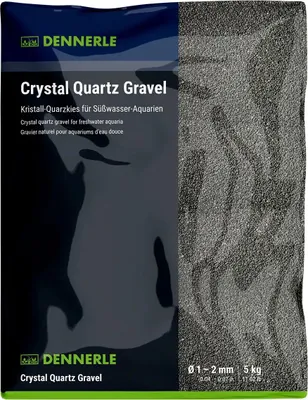 Produktbild von Dennerle Kristall-Quarzkies diamantschwarz, 5 kg
