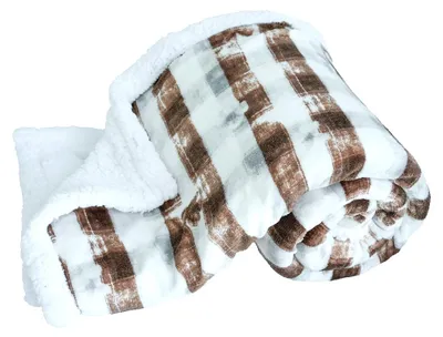 Obrázek produktu pro ARÔME HOME Mikroflanelová deka, Hnědé káro