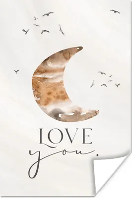Produktbild von MuchoWow® Poster Zitate - Sprichwörter - Kinder - Liebe dich - Jungen - Mädchen - Kinder 60x90 cm - Wanddekoration