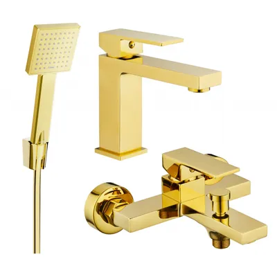 Obrázek produktu pro Mexen Uno R45 vanová sada, Zlatá - 71403R45-50