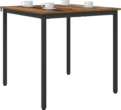 Produktbild von Esstische 80 x 80 x 75 cm Holzwerkstoff Eichenholz Quadratisch