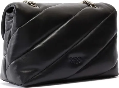 Immagine prodotto di PINKO Pelle borsa a tracolla borsa a tracolla Love Puff Classic CL Sheep Nappa Black - Old Silver nero