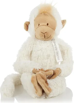 Produktbild von Happy Horse Kuscheltier Affe weiß 45 cm - hängender Plüschaffe
