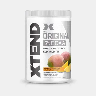 Obrázek produktu pro Scivation XTEND Original BCAA 423-456 g mango madness / BCAA aminokyseliny / Nejprodávanější práškové BCAA obohacené o směs elektrolytů a citrulin