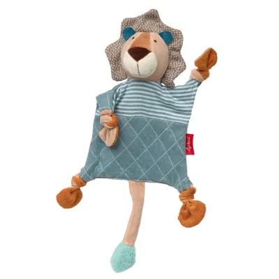 Produktbild von sigikid Schnuffeltuch Löwe beige/blau 22cm, 42157