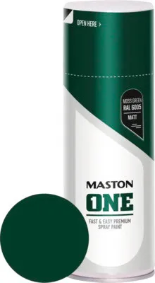 Produktbild von Sprühlack Maston ONE matt RAL 6005 moosgrün 400 ml