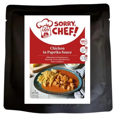 Obrázek produktu pro Sorry Chef Kuře na paprice, hotové jídlo 300 g