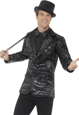 Image de Smiffys - Blazer pour homme SM1760 (XL) (Noir)