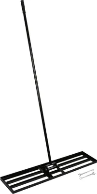 Produktbild von Robuster Rasen-Nivellierrechen aus Eisen – 106 cm x 25 cm