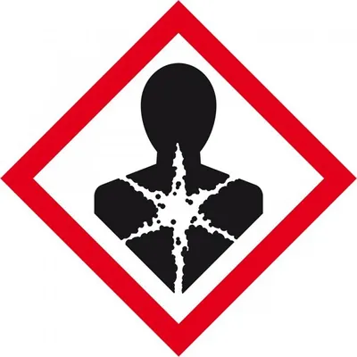 Produktbild von Dreifke® Aufkleber I Gefahrensymbol Gesundheitsgefahr GHS 08, Folie, selbstkl...