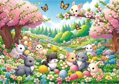 Produktbild von KUNSTPUZZLE Bunny Encounter 25 dks
