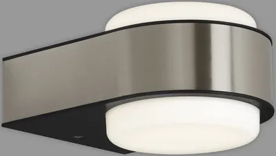 Produktbild von LED Außenwandleuchte Außenlampe Edelstahl 6,5W IP44 4000K Kunststoff Briloner